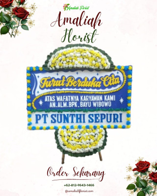 Papan Bunga Duka di Komo Luar